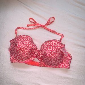 aerie pink bikini top